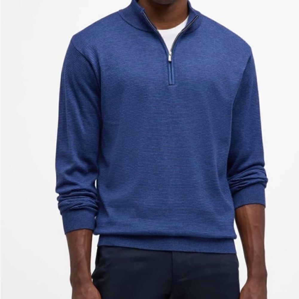 #136 PETER MILLAR Stretch Sweater 1/4 Zip Pullover